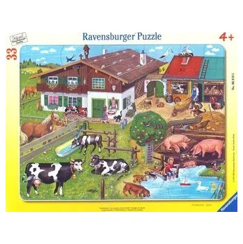 Puzzle RAVENSBURGER Puzzle Zvířátka na statku 33 dílků