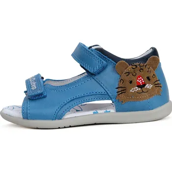 Chlapecké sandály D.D.STEP Letní chlapecké kožené sandálky D.D.STEP, model G075-41624M bermuda blue Velikost dětských bot: 28