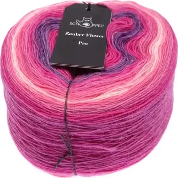 Příze Schoppel wolle Zauber Flower Pro 2517 Pink Affaire (Příze Zauber Flower Pro 2517 Pink Affaire)