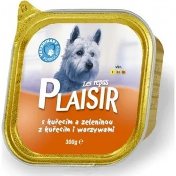 Krmivo pro psa Plaisir Dog vanička kuřecí a zelenina 300g