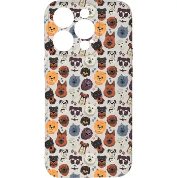 Pouzdro na mobilní telefon Kryt Psí hlavy pro iPhone 15 Pro Max