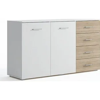 Komoda Komoda VANA II 2D4S Varianta: bílá / dub sonoma