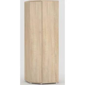 Šatní skříň Rohová šatní skříň REA AMY 34/180 DUB BARDOLINO