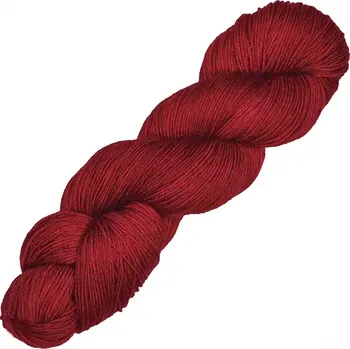 Příze Symfonie Yarns Terra Uni SS2025 Scarlet (Ručně barvená příze Terra Uni 2025 Scarlet)