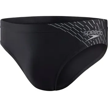Pánské plavky Pánské plavky Speedo MEDLEY LOGO 7CM BRIEF 36 Černá, Šedá