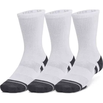Pánské ponožky Unisex ponožky Under Armour PERFORMANCE TECH 3PK CREW MD Bílá, Černá