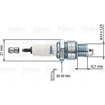 Zapalovací svíčka, , 59623N, 59625Z, 6002000329, 8671004077, 8671016887, 90297143, VALEO, 246878