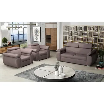 Sedací souprava Falco Sedací souprava Bodie 3+1+1 růžová, Kronos 27