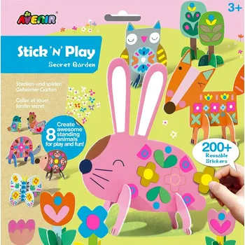 Desková hra Hraj si a nalepuj Tajemná zahrada