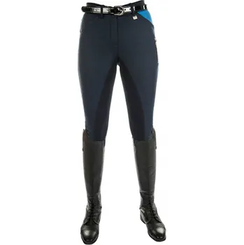 Jezdecké kalhoty Dámské rajtky Global team HKM, 36 - Tmavě modrá