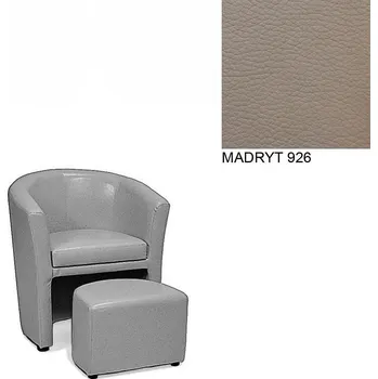 Křeslo Klubové křeslo AVA HOLGER I, s taburetkou, MADRYT 926