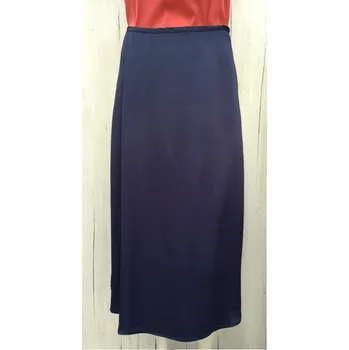 Dámská sukně BROADWAY® DLOUHÁ SATÉNOVÁ SUKNĚ BRYA - NAVY M