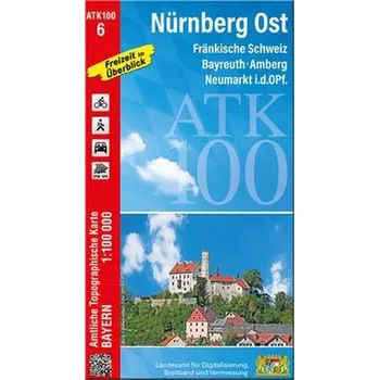 ATK100-6 Nürnberg Ost (Amtliche Topographische Karte 1:100000) - Landesamt für Denkmalpflege Hessen