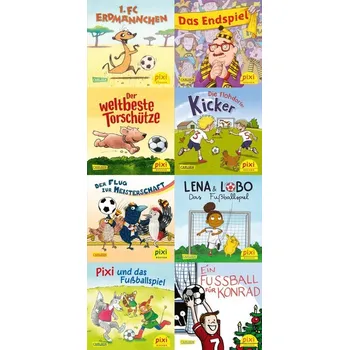 První čtění Pixi-Box 285: Pixi und seine Fußball-Freunde (8x8 Exemplare)