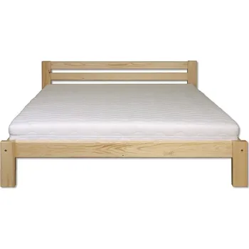 Postel Masivní postel KL-105, 160x200 Barva: bez moření borovice