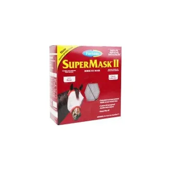 Kosmetika pro koně FARNAM Supermask II bez uší vel. HORSE šedo-modrá