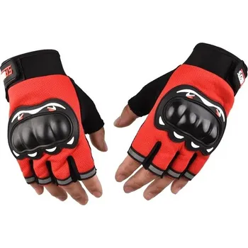 Pracovní rukavice Prodyšné ochranné rukavice pro cyklistiku a motocykly - Půl prst-691