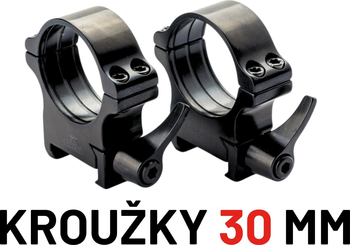 Rusan Montážní kroužky na weaver pro puškohledy Stellar, Alpex, DS35, Ares