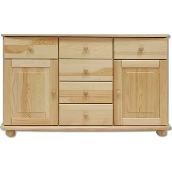 Komoda Komoda DK-136, 2D6S, masiv Barva: moření ořech