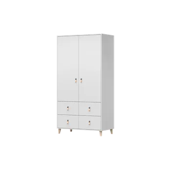 Šatní skříň IDZ Šatní skříň FIGO 4S2D 06, 105 cm Bílá