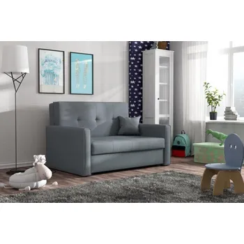 Pohovka Falco Rozkládací křeslo Vivian Bis II s úložným prostorem, šedomodrá Melva 72