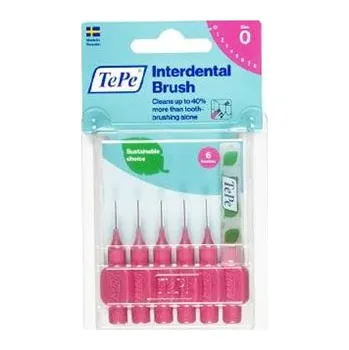 Zubní kartáček Zub.kartáček TePe 0,4mm mezizubní růžový 6ks