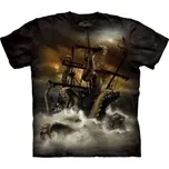 Tričko unisex The Mountain Kraken - hnědé, S