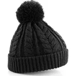 Čepice Beechfield Knit Snowstar Beanie - šedá