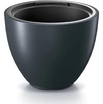 Květináč s vkladem HEOSE III antracitový, varianta 46,9 cm