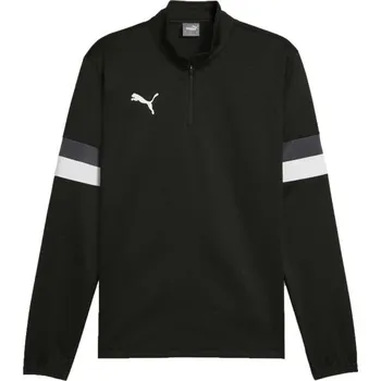 Pánská mikina Pánská mikina se zipem Puma TEAMRISE 1/4 ZIP TOP XXL Černá, Bílá