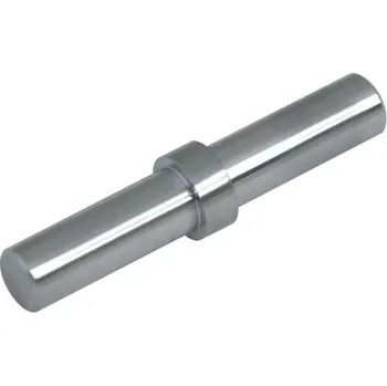 Vnitřní spojka z nerezové oceli, přímá, pro spojení dvou trubek ⌀12 mm, AISI304, abrazivní