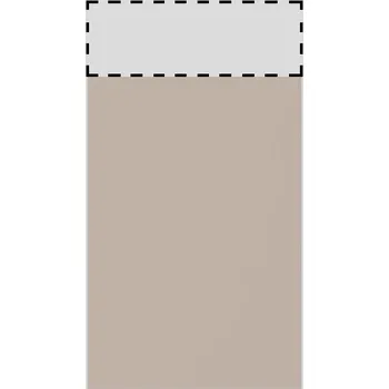 Kuchyňská skříňka Dvířka na myčku REA ALFA DU-45-RR s panelem, CAPPUCCINO