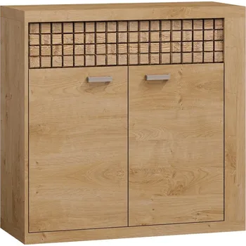 Komoda Komoda NATURAL N7, 2D1S dub ribbeck/kostka