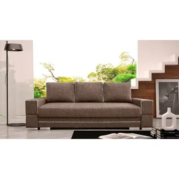 Pohovka Falco Rozkládací pohovka Sabina A, s úložným prostorem, tm.hnědá