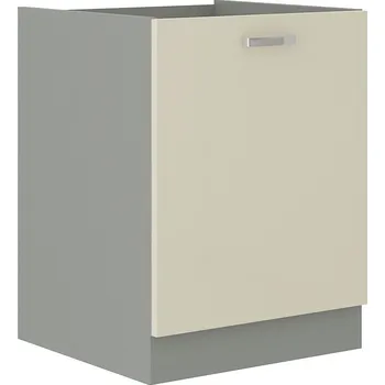 Kuchyňská skříňka Falco Kuchyňská skříňka Karpo 60 D 1F BB krémový lesk/šedá