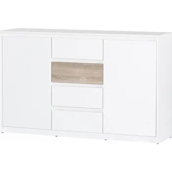 Komoda Komoda WENECJA 2D4S bílá/dub sonoma