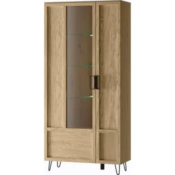 Knihovna Vitrína ALTEA 12 2D dub artisan