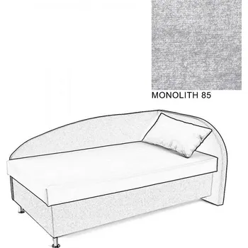 Postel Čalouněná postel AVA NAVI, s úložným prostorem, 120x200, pravá, MONOLITH 85