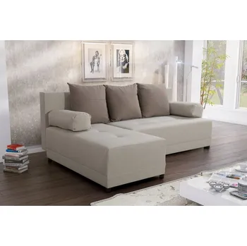 Sedací souprava Rohová sedací souprava MING, rozkládací s úložným prostorem, výběr barev