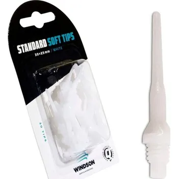 Měkké hroty Windson HROTY SOFT 25mm - 30ks UNI Bílá