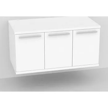 Koupelnový nábytek Závěsná koupelnová skříňka REA REST 2 pod umyvadlo, BÍLÁ