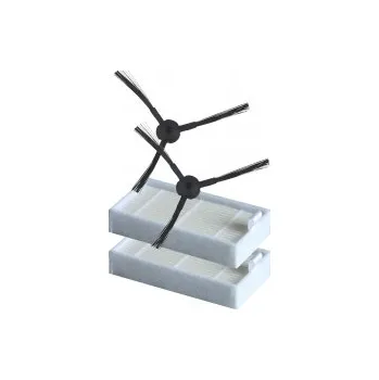 Sada příslušenství pro robotický vysavač HEPA filtry a kartáčky pro vysavač LIDL SSR3000 A1 Silvercrest sada 2+2ks