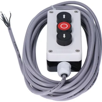 Garážová vrata NICE ovladač s funkcí Up - Stop - Down, délka kabelu 7 m