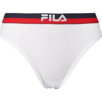 Kalhotky Dámské kalhotky Fila WOMAN STRING XS Bílá, Tmavě modrá, Červená