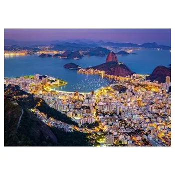 Puzzle ENJOY Puzzle Rio de Janeiro v noci, Brazílie 1000 dílků