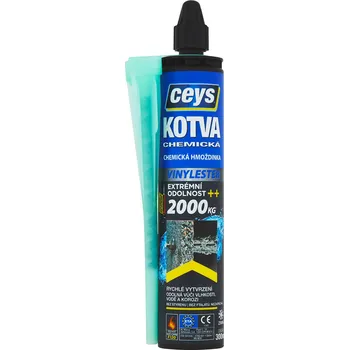 Průmyslové lepidlo kotva montážní chemická 300ml VINYLESTER CEYS