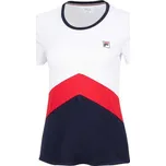 Dámské triko Fila AURELIA M Bílá, Tmavě modrá, Červená