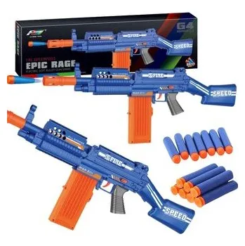 Dětská zbraň Pistolet z pianki i strzałkami z przyssawką