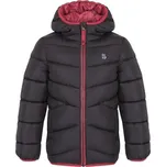 Dívčí bunda LOAP INLAS 122/128 Tmavě šedá, Růžová