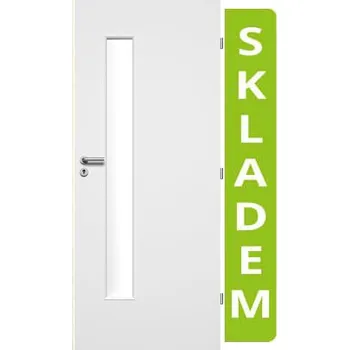 Interiérové dveře VILEN DOOR Interiérové dveře Irina 3/3 - Sněhobílá Greko, 80/197 cm